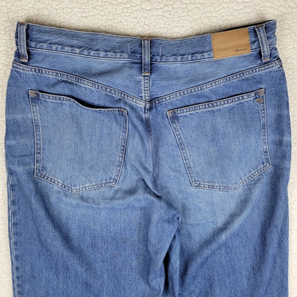 Madewell Superwide Leg Jeans Womens Size 31 Blue High Rise Wide Leg Denim Pants - Picture 10 of 13